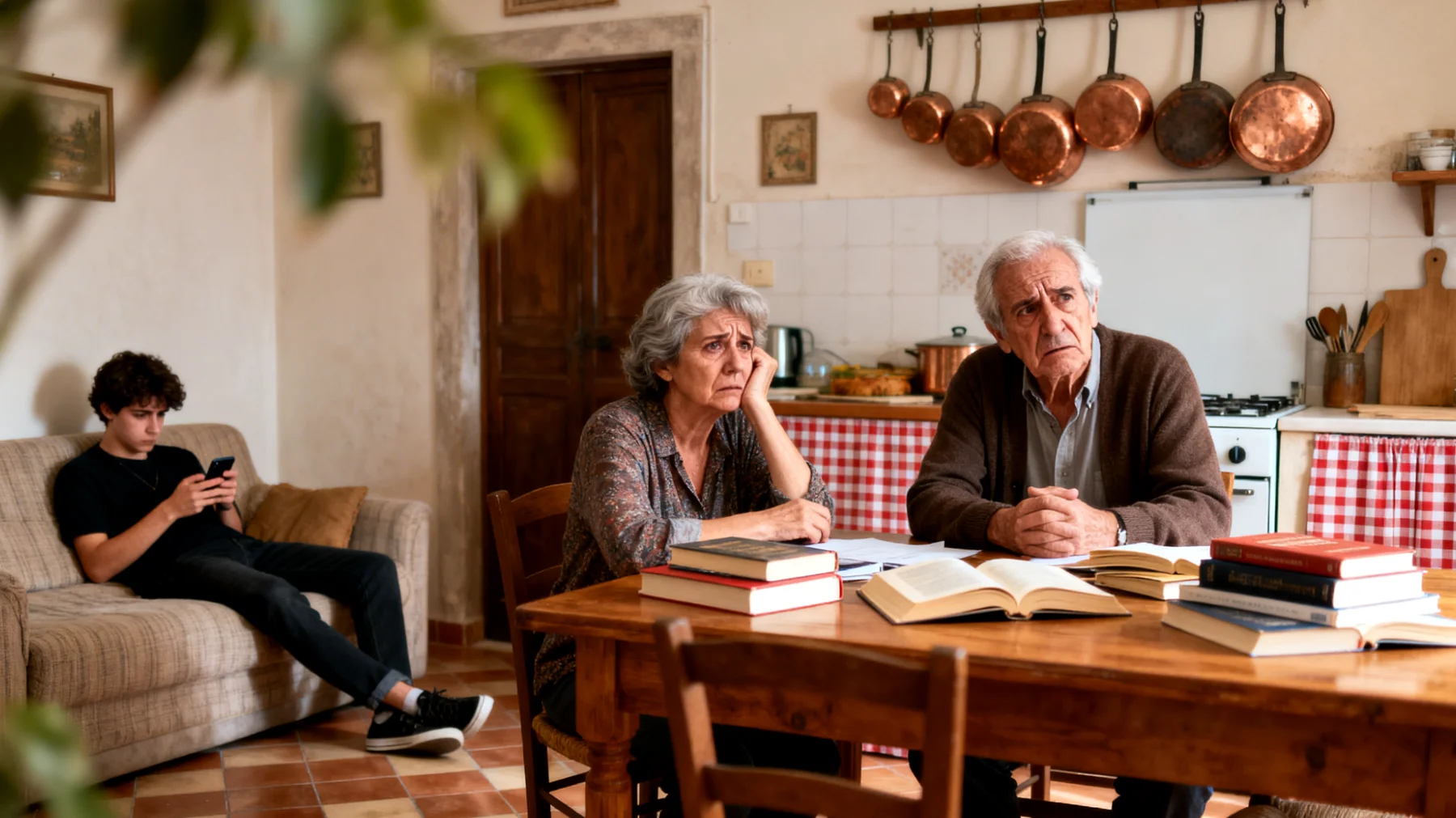 I nonni si sentono in difficoltà perché i loro nipoti giovani adulti mostrano scarso interesse per lo studio universitario o la formazione professionale, e temono per il loro futuro lavorativo senza riuscire a motivarli"